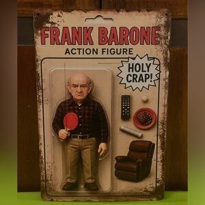 Vintage 1996-2005 “Everybody Loves Raymond” TV Show Action Figure Doll Wall Art